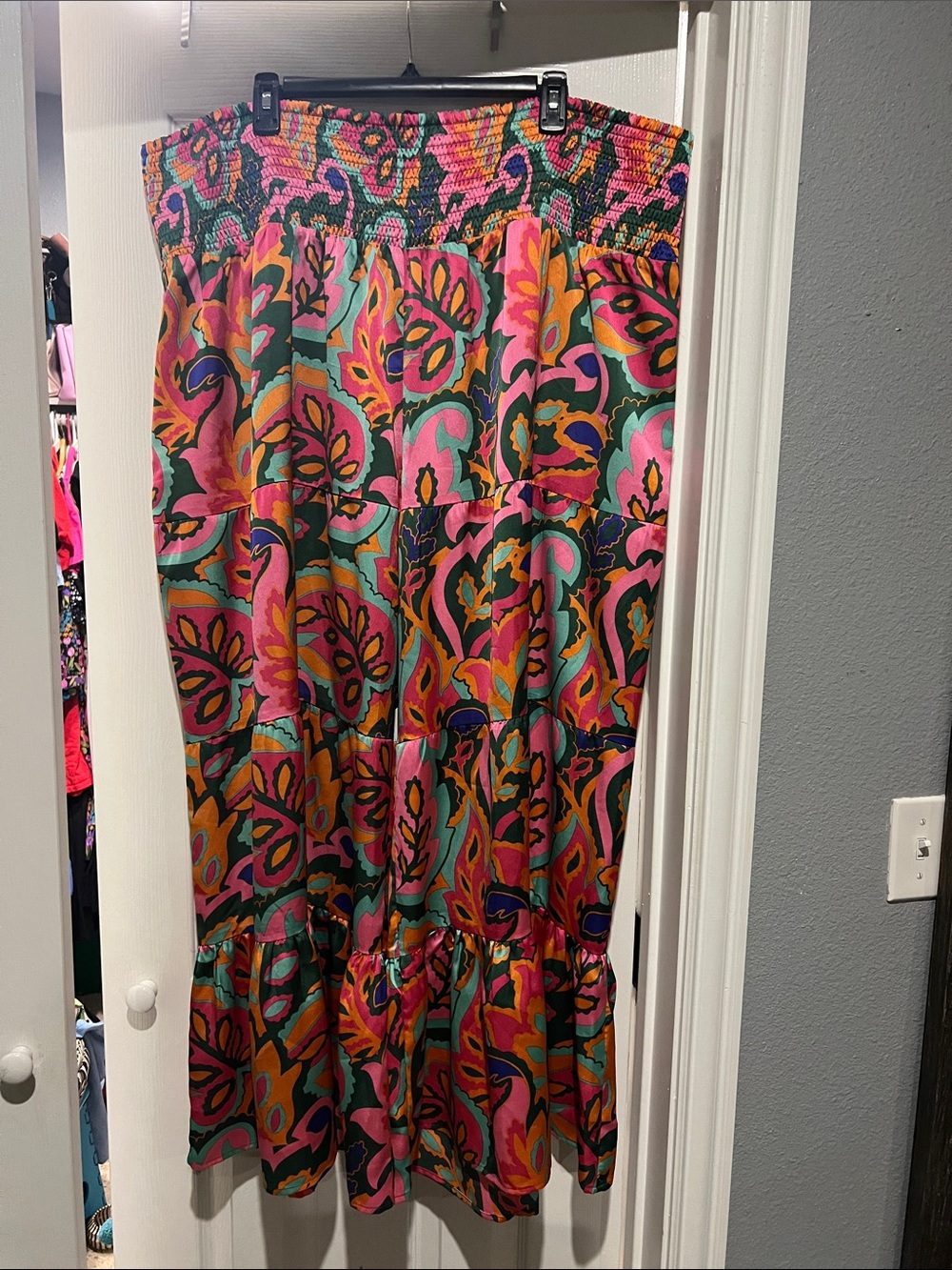 Sugarlips Multicolor Wide Leg Jumpsuit - Pink, Green, Orange, Purple